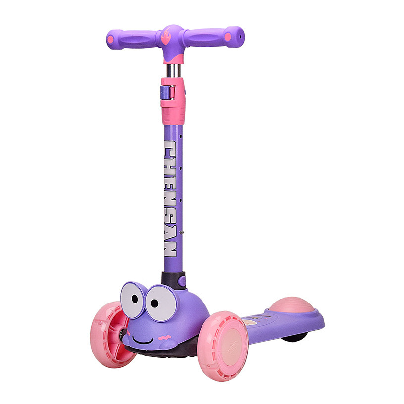 Самокат детский 3-х колесный Bambi SC21001 колеса с подсветкой