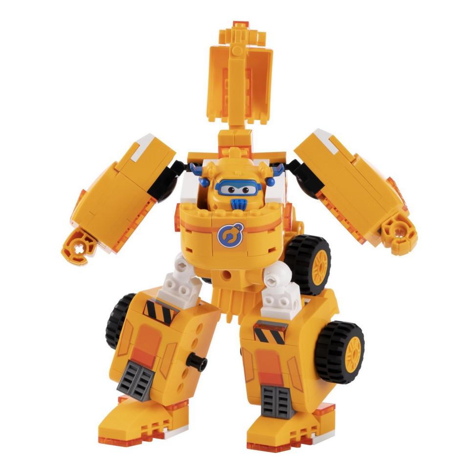 Конструктор-трансформер Super Wings Small Blocks 2-in-1 Buildable Transforming Vehicle Donnie, Донні EU385007