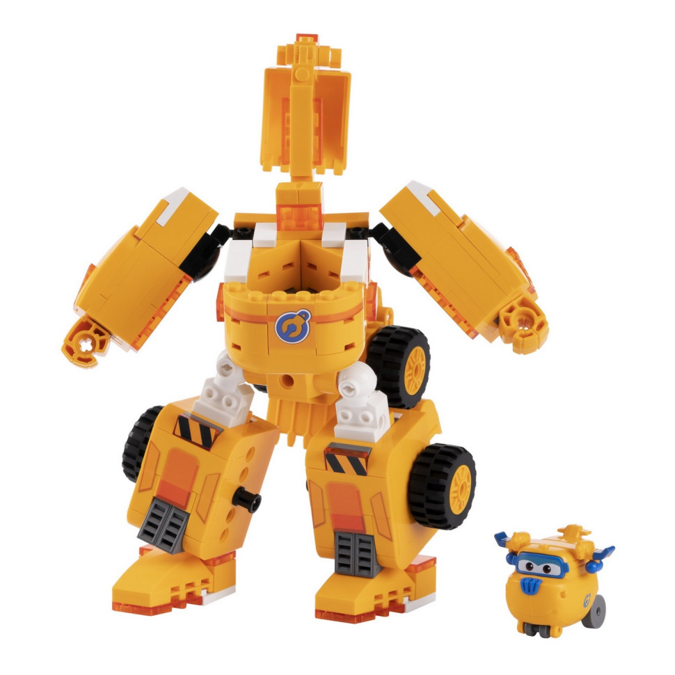 Конструктор-трансформер Super Wings Small Blocks 2-in-1 Buildable Transforming Vehicle Donnie, Донні EU385007