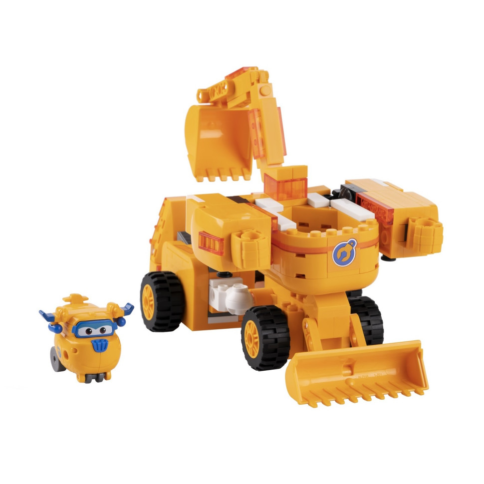 Конструктор-трансформер Super Wings Small Blocks 2-in-1 Buildable Transforming Vehicle Donnie, Донні EU385007