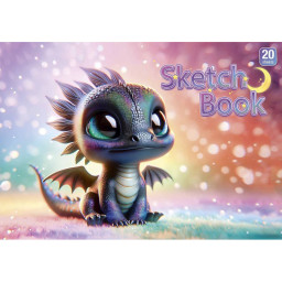 Альбом для рисования Школярик PB-GB-020-8515-1 склейка 20 листов Альбом для рисования Школярик PB-GB-020-8515-1 склейка 20 листов