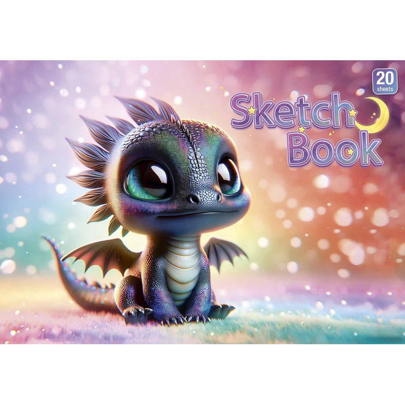 Альбом для рисования Школярик PB-GB-020-8515-1 склейка 20 листов