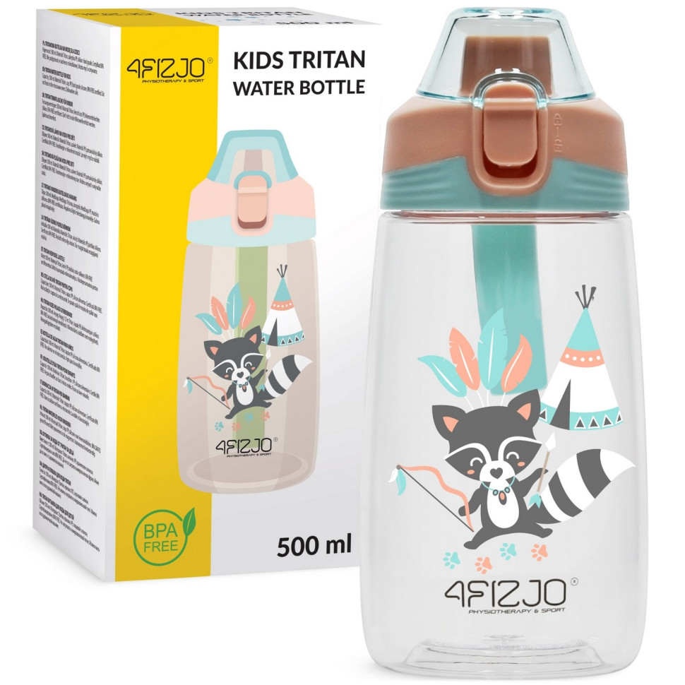 Бутылка для воды детская Mix 4FIZJO P-5905973403696, 0,500 мл