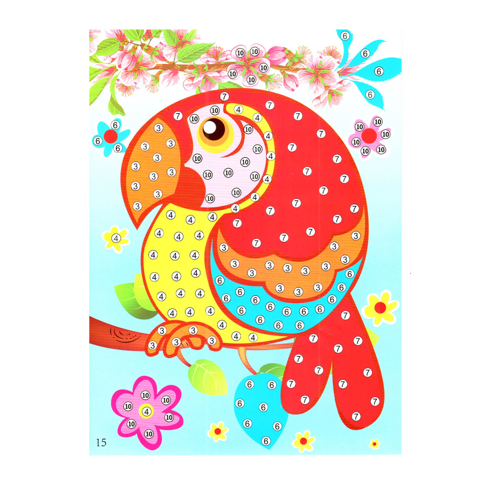 Дитяча мозаїка за номерами 