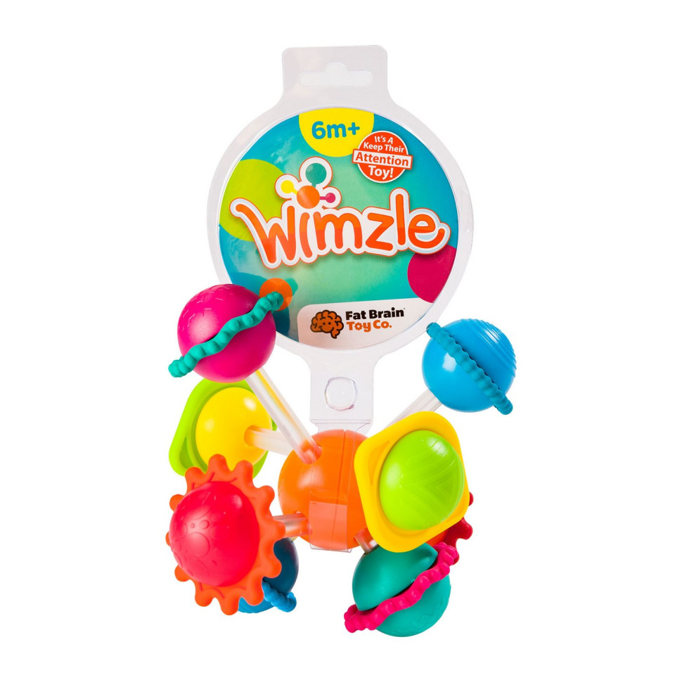 Прорізувач для зубов Сенсорні кулі Fat Brain Toys F136ML Wimzle