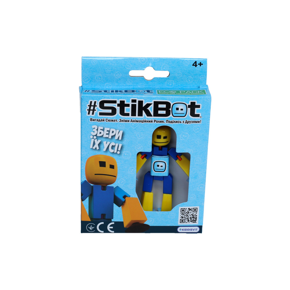 Фигурка для анимационного творчества StikBot TST616-23UAKDBl сине-желтый