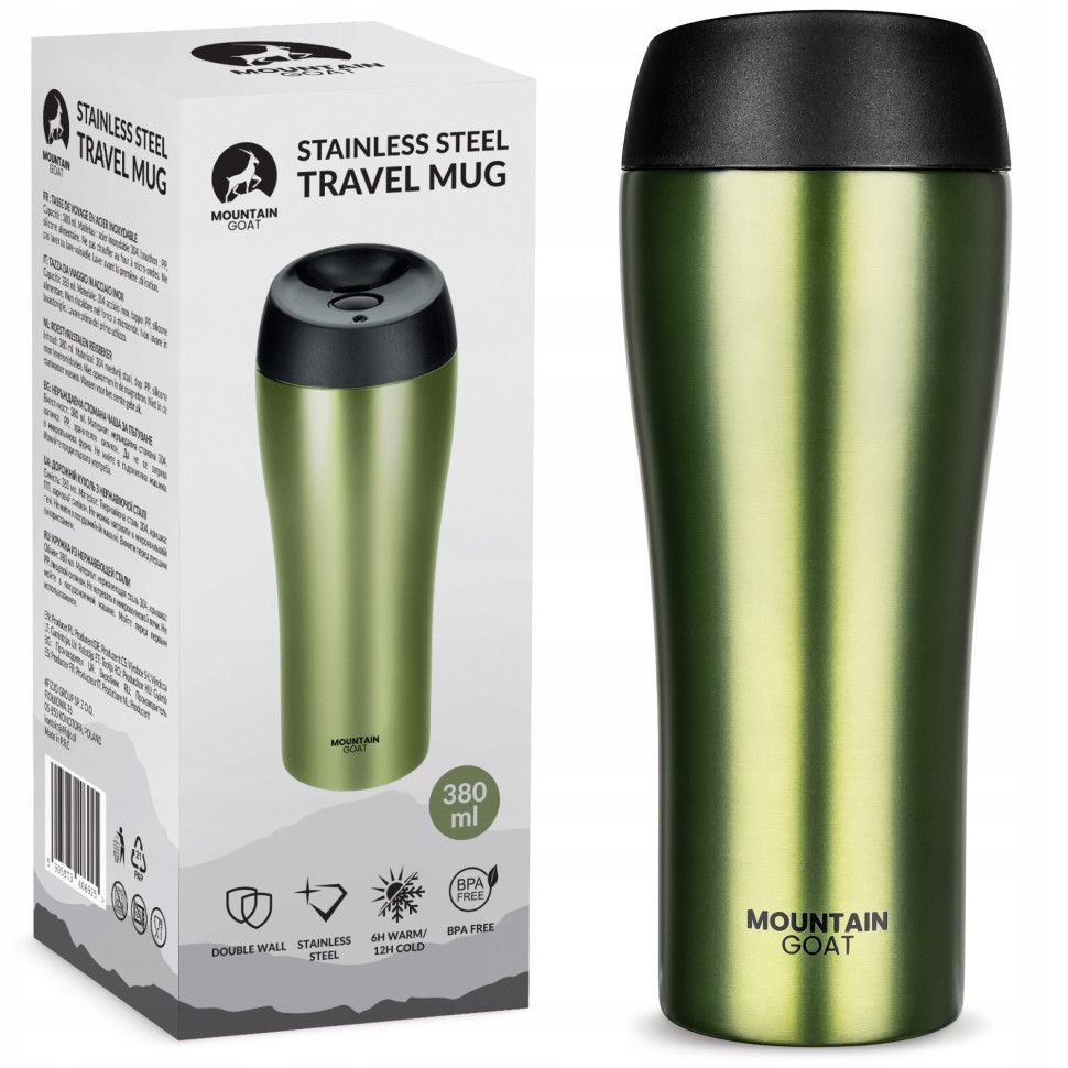 Термочашка Travel Mountain Goat P-5905973406949 Green 0,38 мл