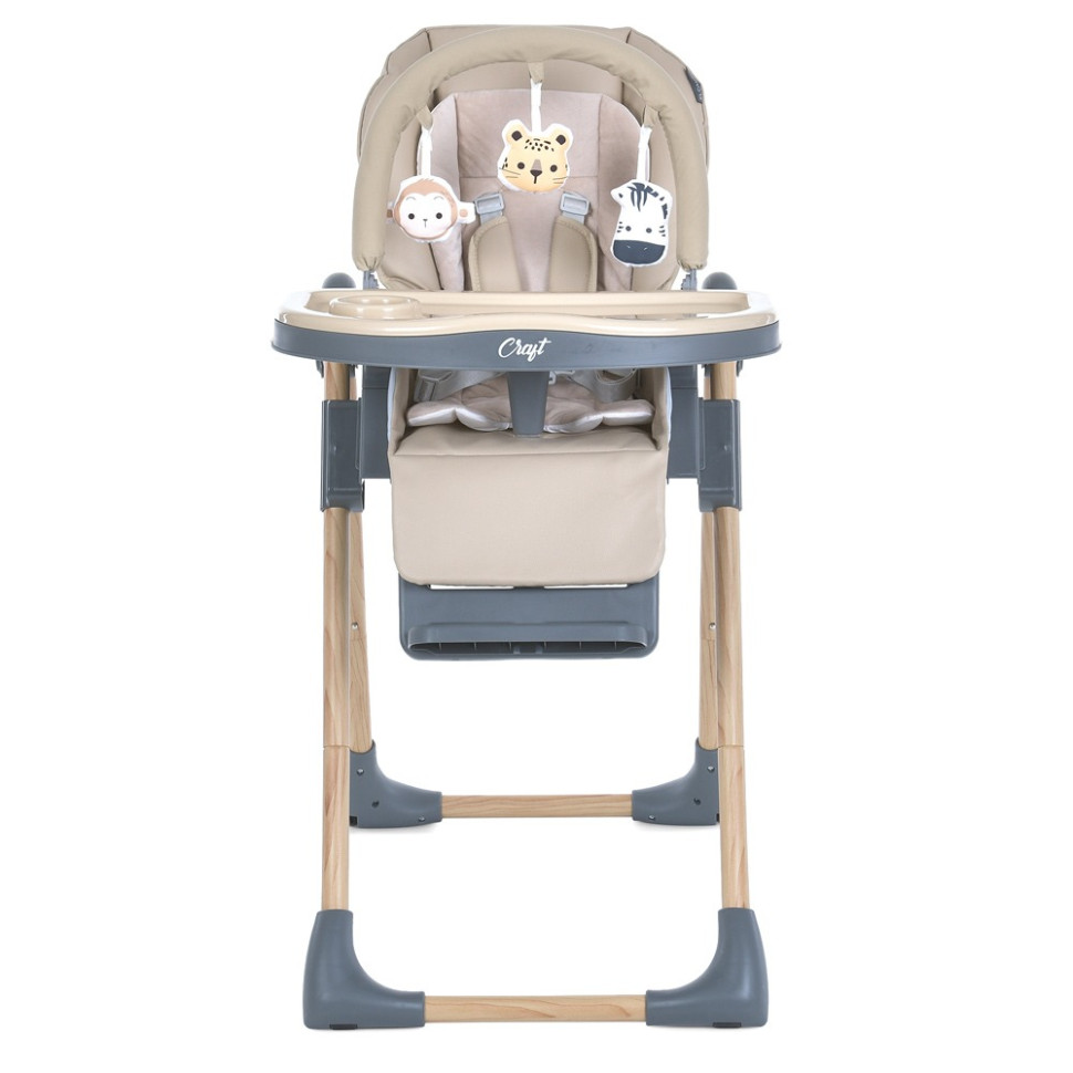 Стільчик для годування CRAFT El Camino ME 1115-W Beige, до 15 кг
