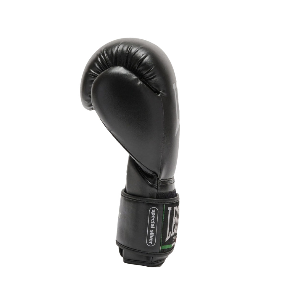 Боксерські рукавиці GN383 THUNDER Leone GN383_Black_10oz 10 унцій (капа в комплекті)