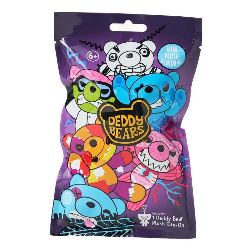 Дитяча іграшка-сюрприз плюшева з кліпсою Deddy Bears DB318PQ