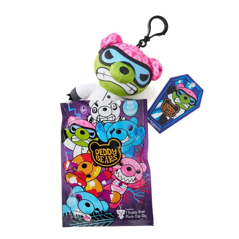 Дитяча іграшка-сюрприз плюшева з кліпсою Deddy Bears DB318PQ