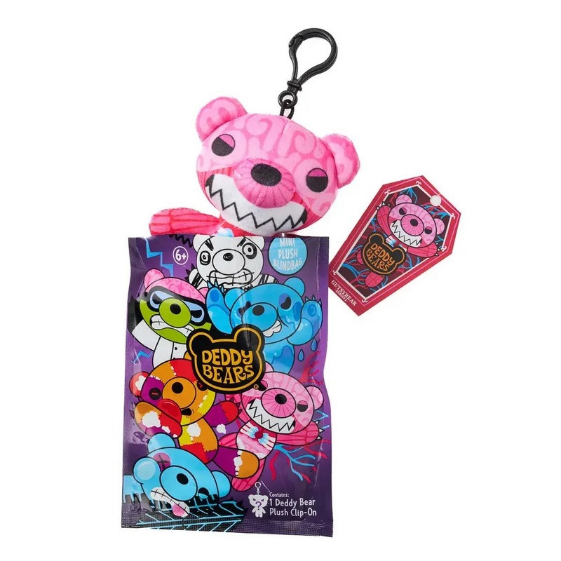 Дитяча іграшка-сюрприз плюшева з кліпсою Deddy Bears DB318PQ