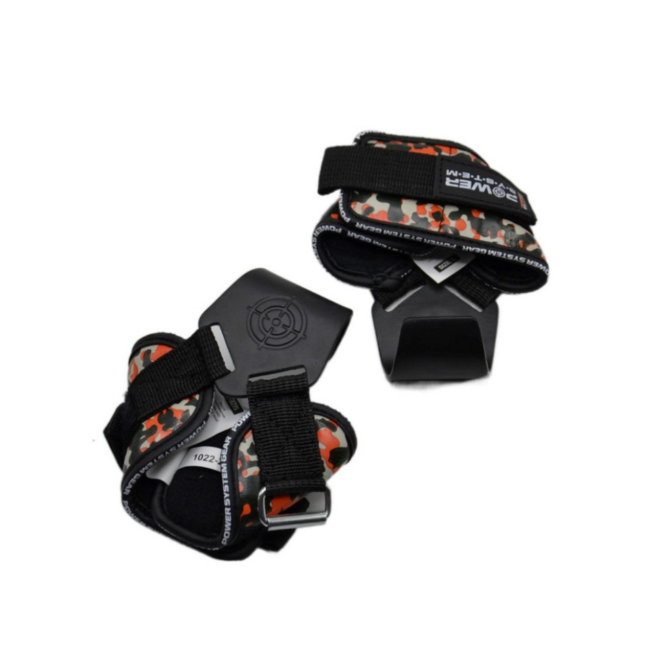 Гаки для тяги на зап'ястя Hooks Camo Power System PS_3370_Black/Red L, L
