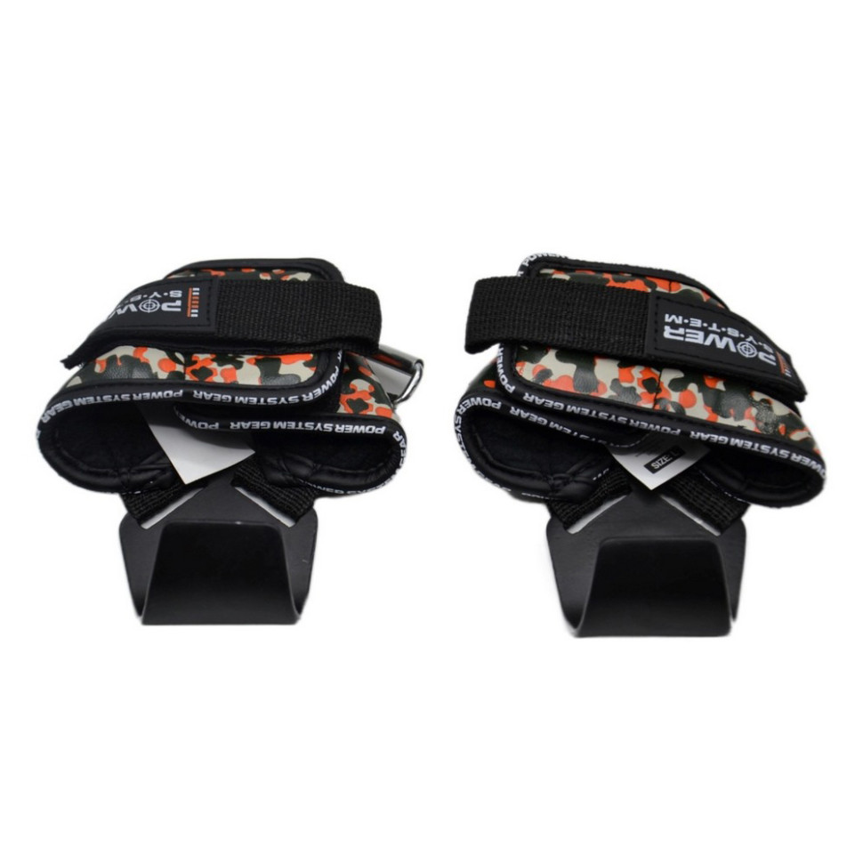 Гаки для тяги на зап'ястя Hooks Camo Power System PS_3370_Black/Red L, L