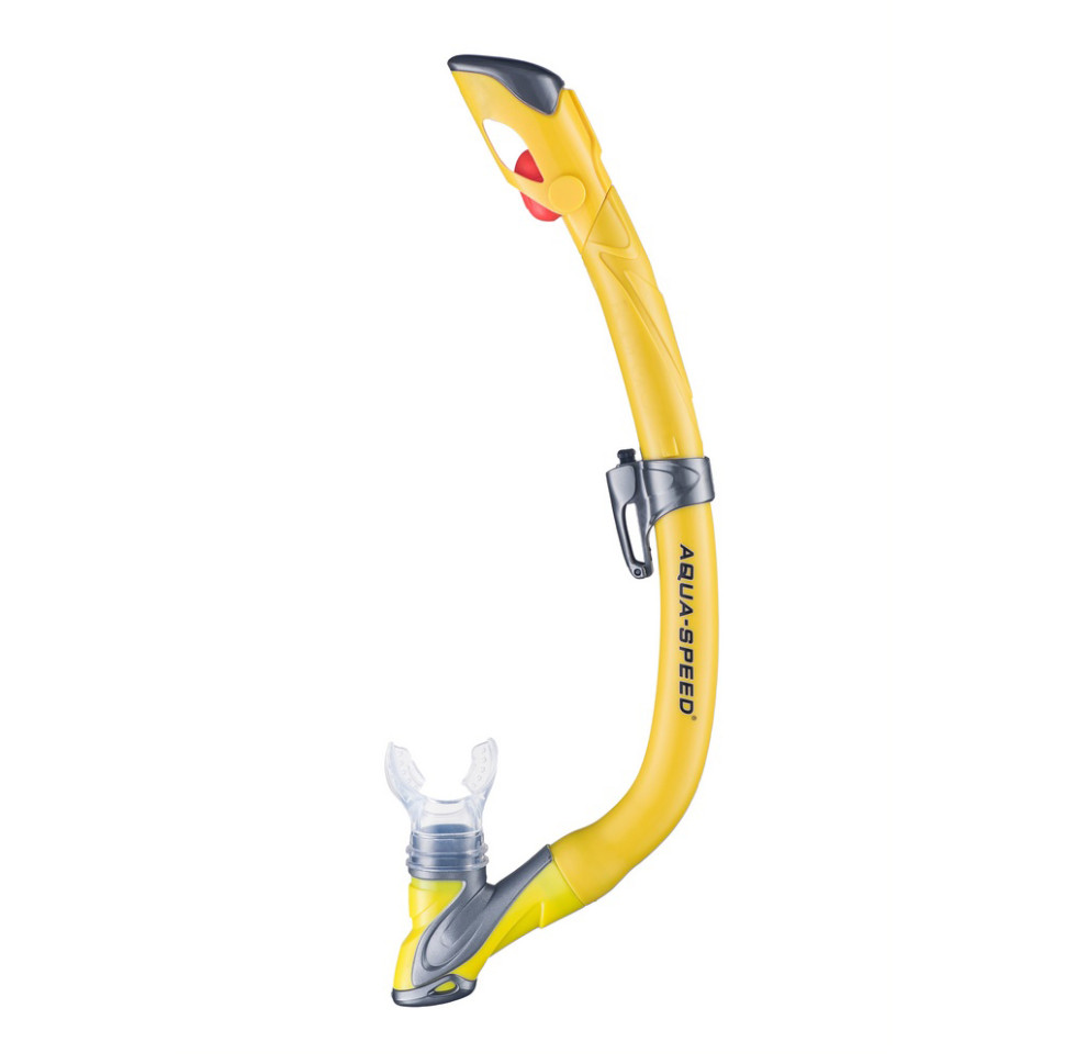 Набор маска и трубка AURA + EVO Aqua Speed 605-18 желтый, OSFM