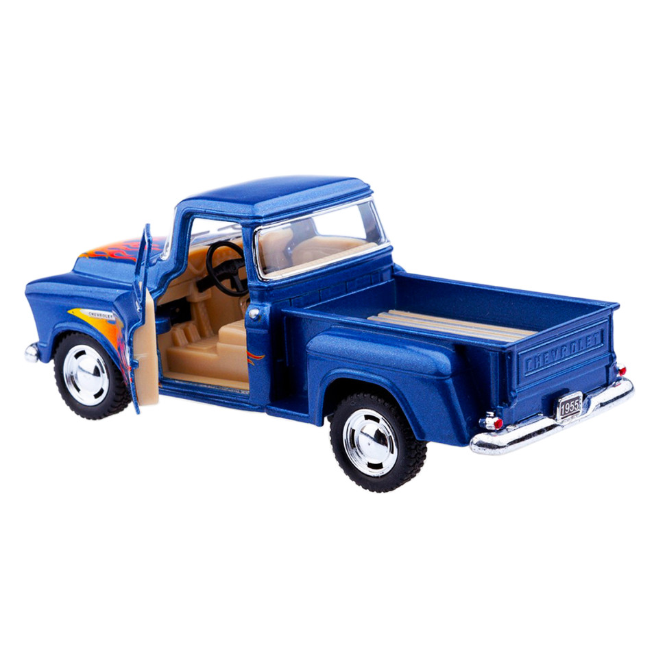 Машинка металлическая Пикап Chevy Stepside (1955) Kinsmart KT5330FW инерционная 1:32