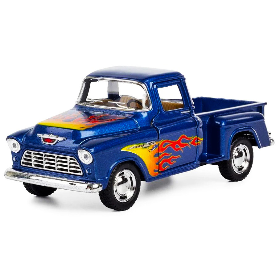 Машинка металлическая Пикап Chevy Stepside (1955) Kinsmart KT5330FW инерционная 1:32