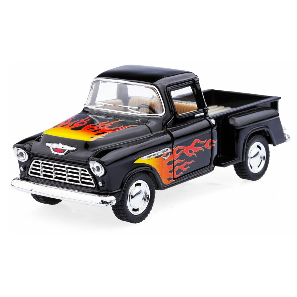 Машинка металлическая Пикап Chevy Stepside (1955) Kinsmart KT5330FW инерционная 1:32