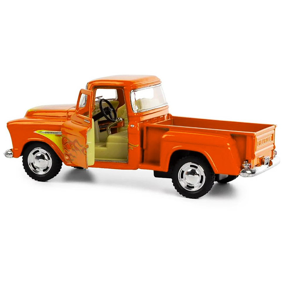 Машинка металлическая Пикап Chevy Stepside (1955) Kinsmart KT5330FW инерционная 1:32
