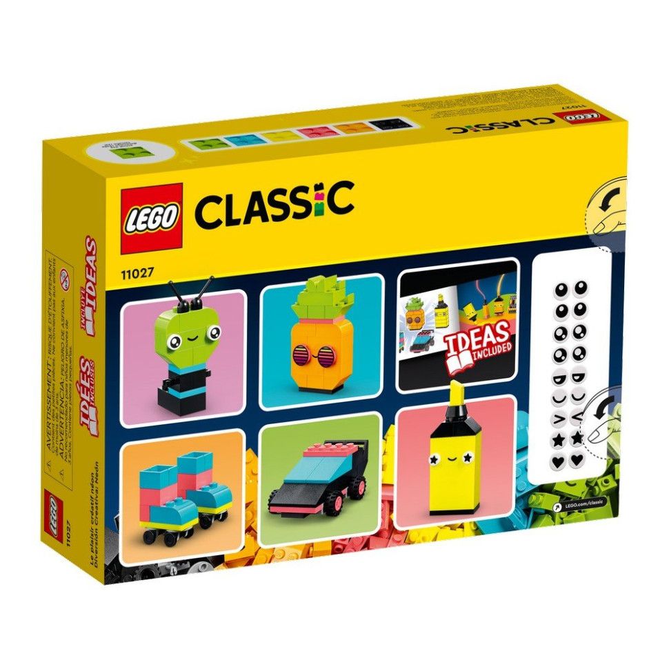 Конструктор Творчі неонові веселощі LEGO 11027, 333 деталі