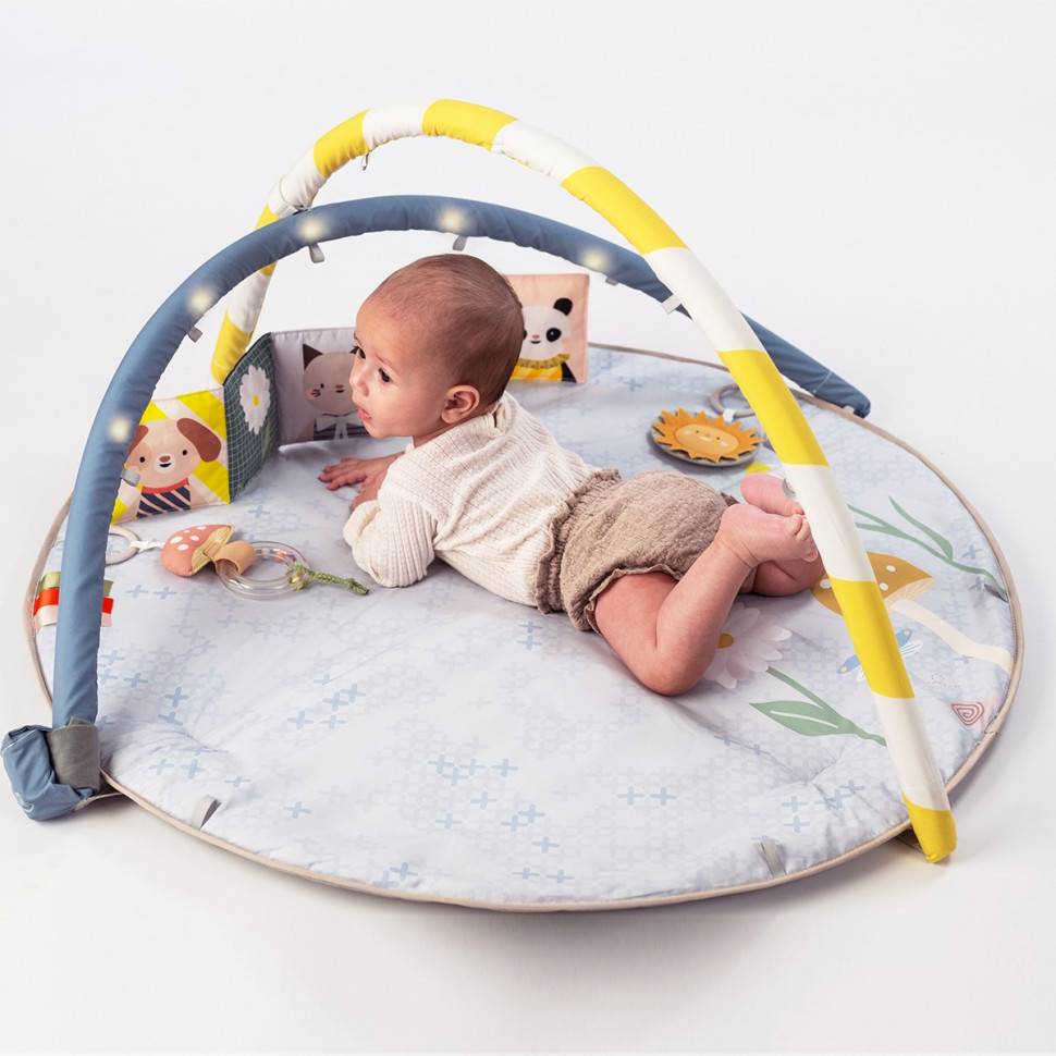 Развивающий музыкальный коврик с дугами 