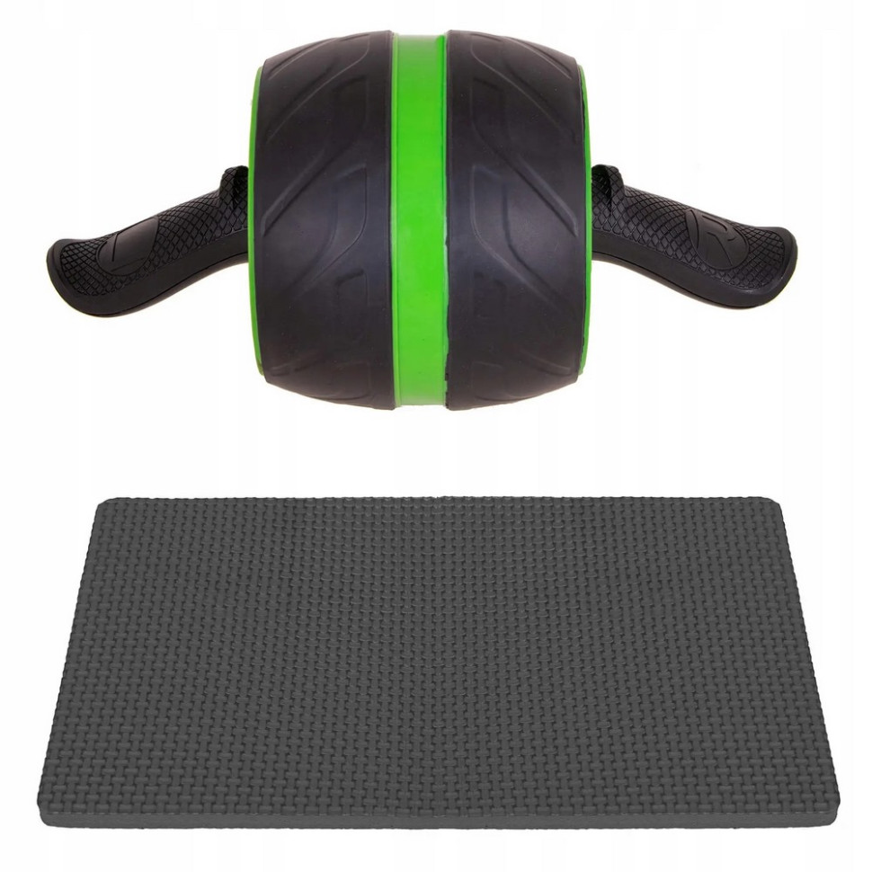 Ролик (колесо) для преса з поворотним механізмом AB Wheel Springos FA5010 Black/Green