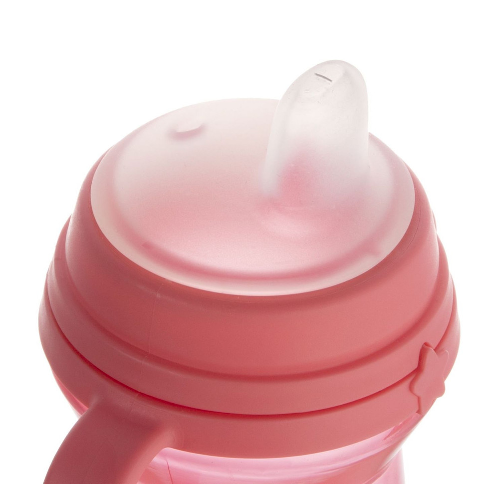 Кружка тренувальна з силіконовим носиком FirstCup Canpol babies 56/614_pin 150 мл