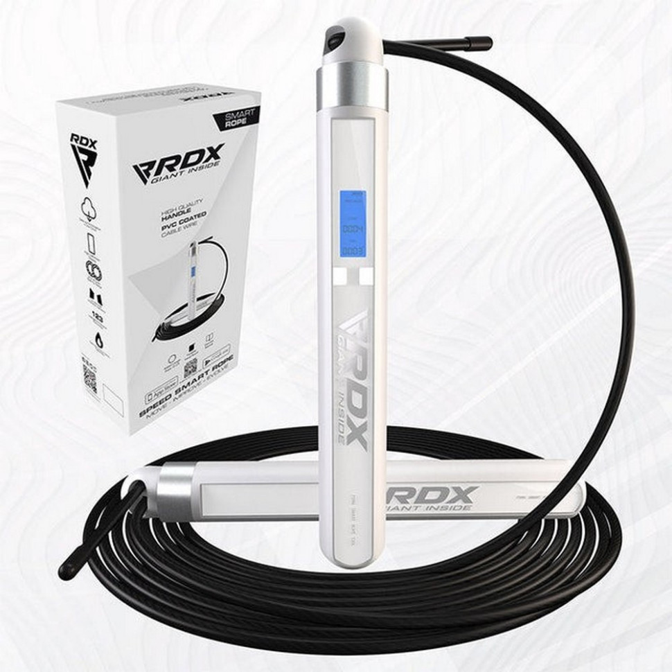 Скакалка аккумуляторная интеллектуальная с цифровым счетчиком 75P RDX Inc Limited SKD-75PAI-10.3FT