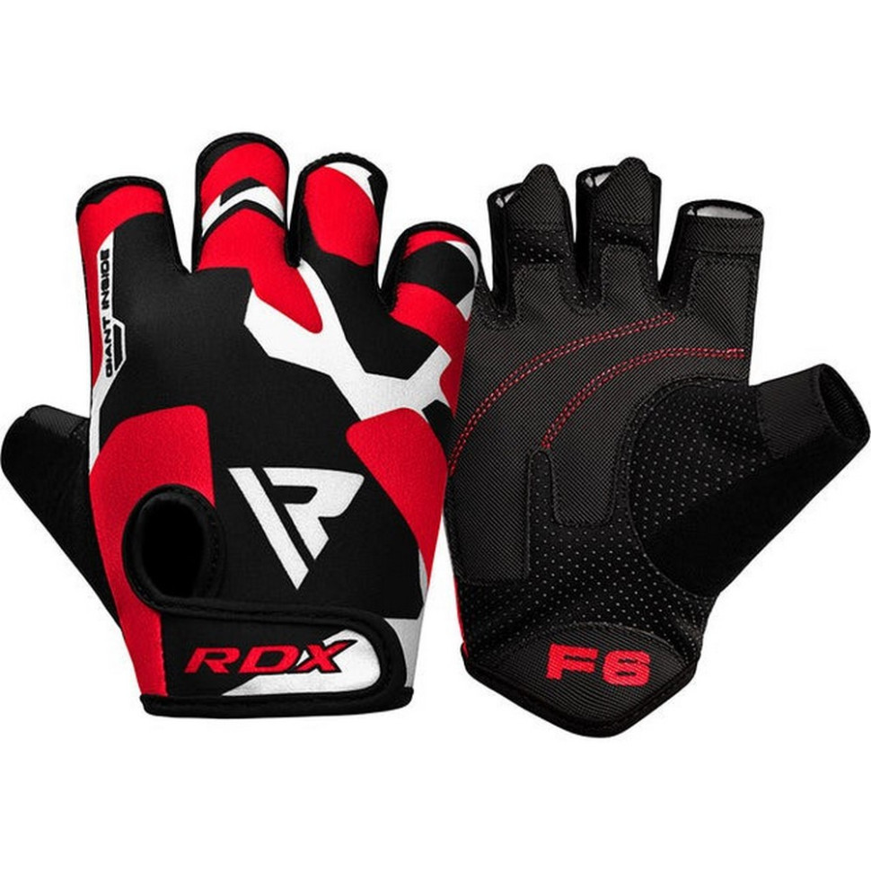 Рукавички для фітнесу F6 Sumblimation RDX Inc Limited WGS-F6R-S, Red, S