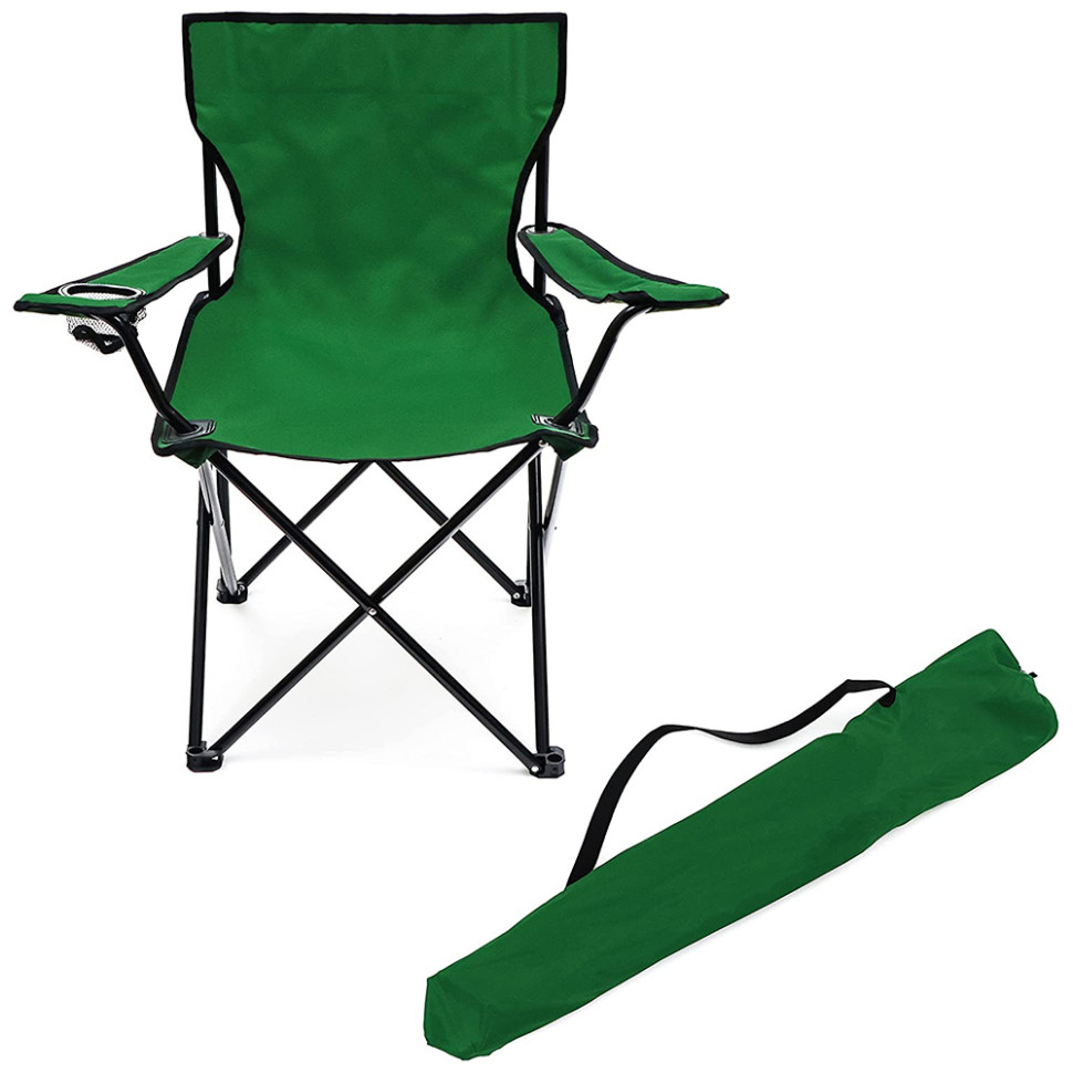 Стілець розкладний великий Mountain Outdoor Newt 1101-7977-G, з підлокітниками