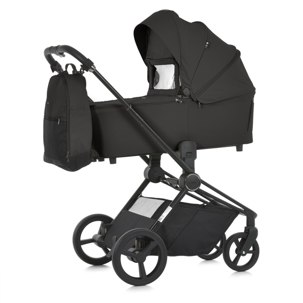 Детская универсальная коляска 2 в 1 PERSONA El Camino ME 1091-1 Total Black
