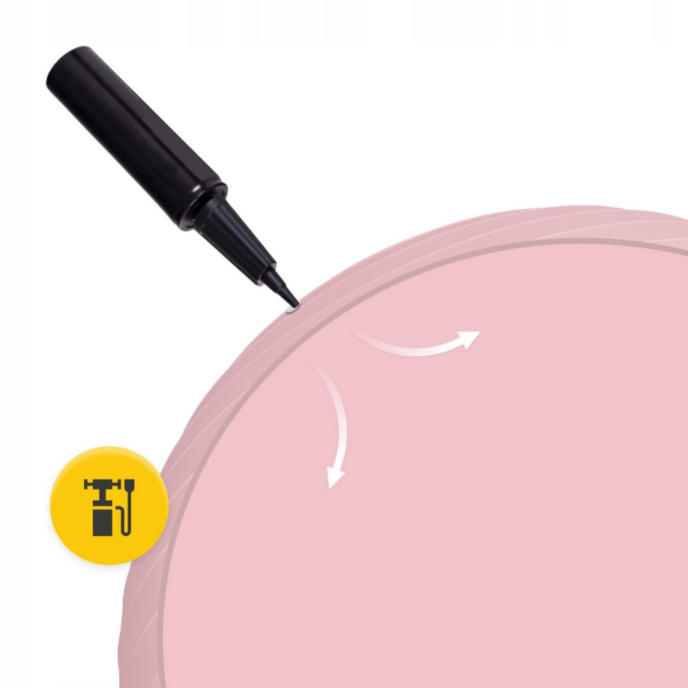 М'яч для фітнесу фітбол 4FIZJO P-5907739317421, 85 см, Pink