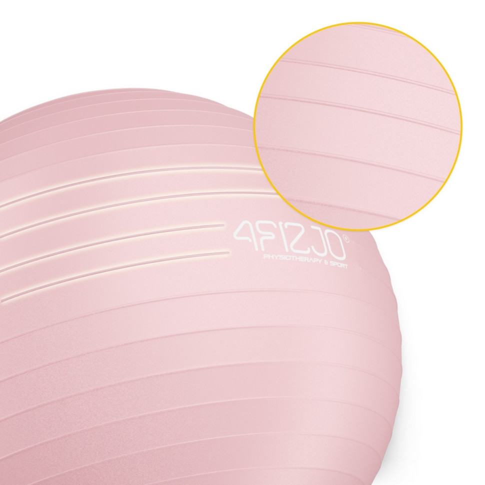 М'яч для фітнесу фітбол 4FIZJO P-5907739317421, 85 см, Pink