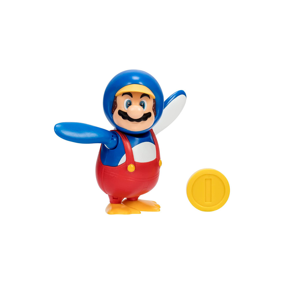 Игровая фигурка МАРИО-ПИНГВИН SUPER MARIO 40824i 10 см с аксессуарами