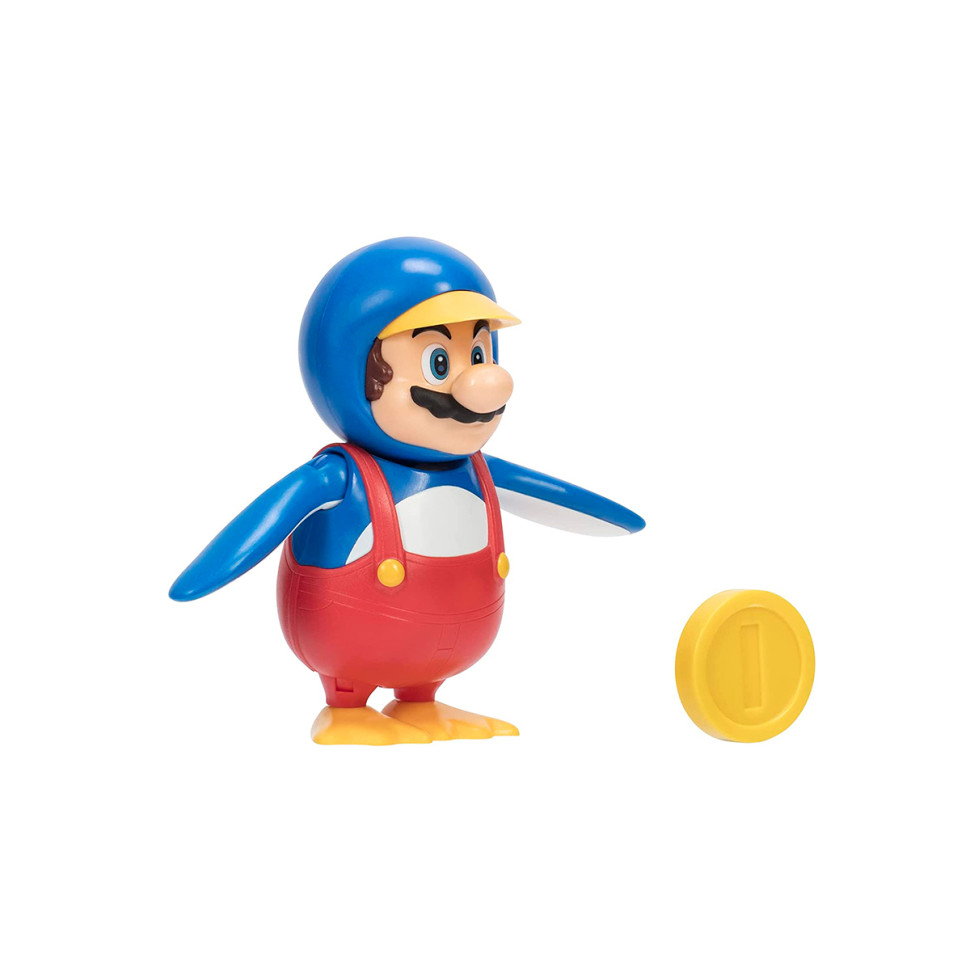 Игровая фигурка МАРИО-ПИНГВИН SUPER MARIO 40824i 10 см с аксессуарами