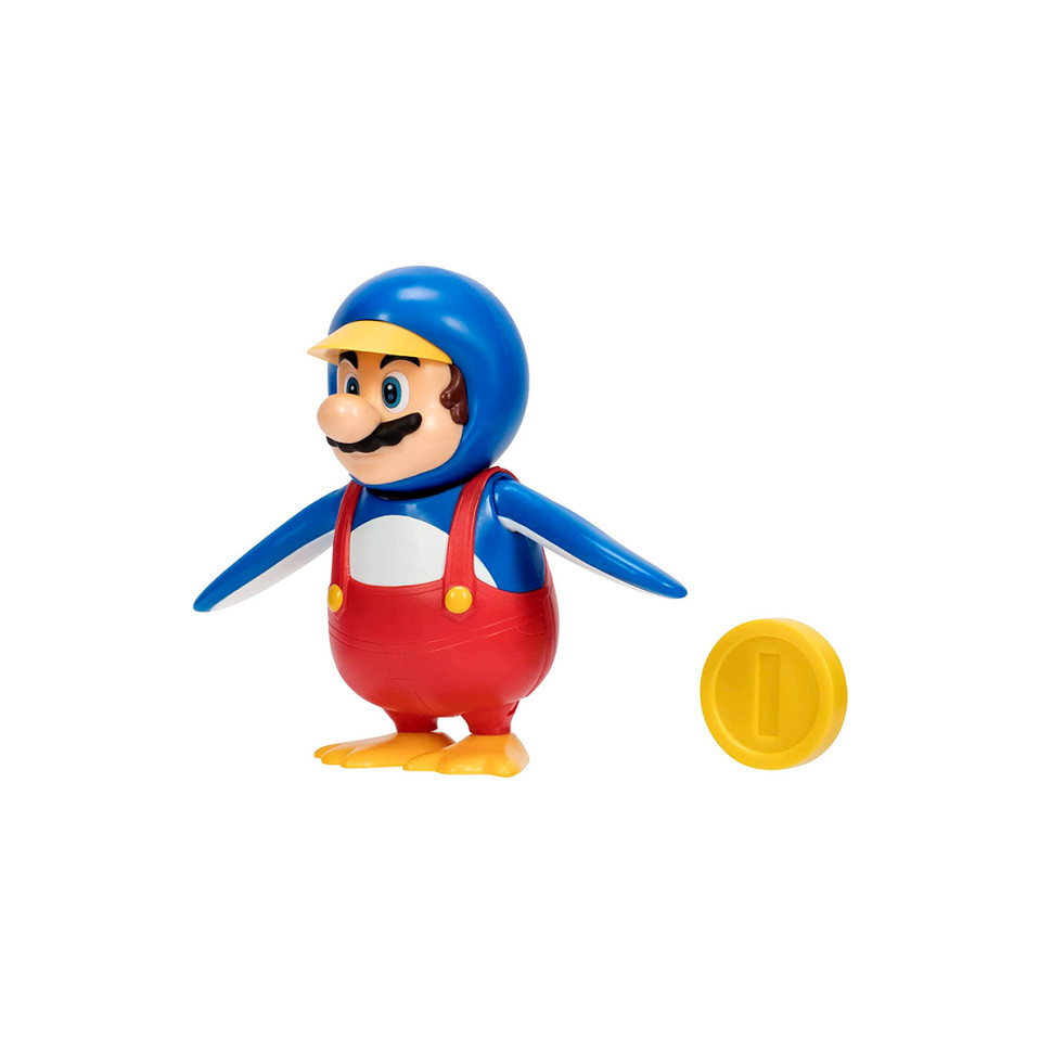 Игровая фигурка МАРИО-ПИНГВИН SUPER MARIO 40824i 10 см с аксессуарами