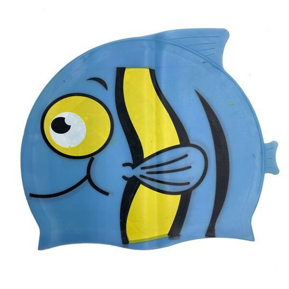 Шапочка для плавання дитяча Fish Newt NE-SW-390-BL, блакитна 
