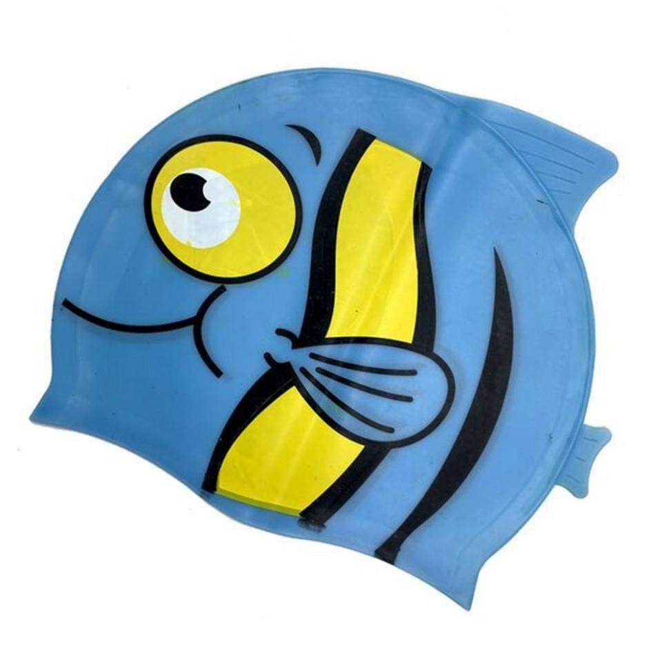 Шапочка для плавання дитяча Fish Newt NE-SW-390-BL, блакитна 