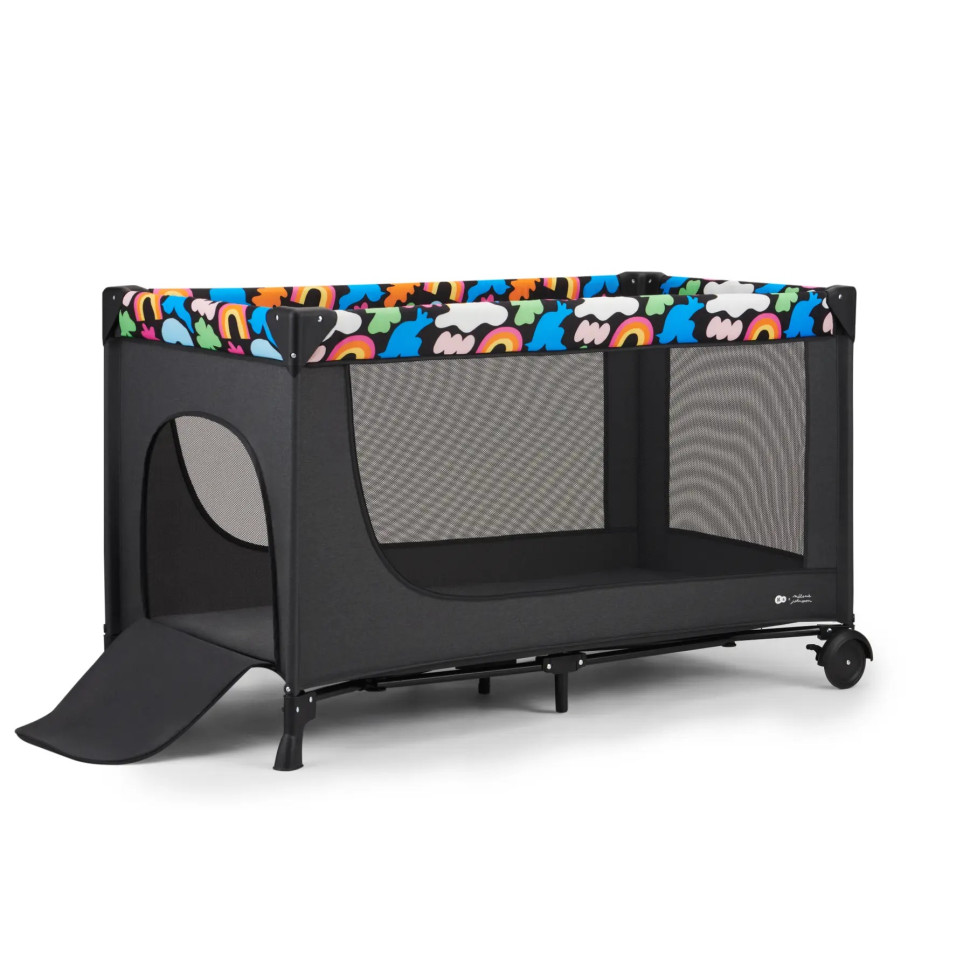 Дитяче ліжко-манеж Joy 2 Happy Shapes Kinderkraft KLJOY02HAP00000