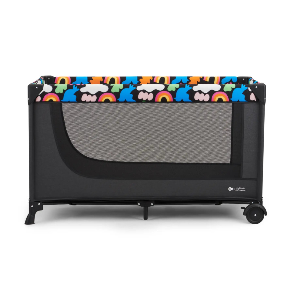 Дитяче ліжко-манеж Joy 2 Happy Shapes Kinderkraft KLJOY02HAP00000