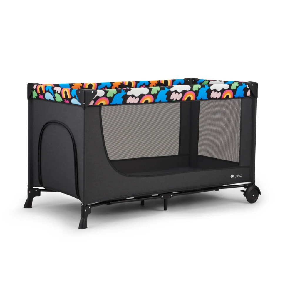 Дитяче ліжко-манеж Joy 2 Happy Shapes Kinderkraft KLJOY02HAP00000