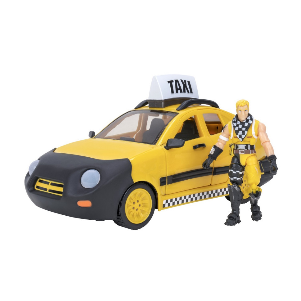 Игровой набор Fortnite Joy Ride Vehicle Taxi Cab, автомобиль и фигурка FNT0817