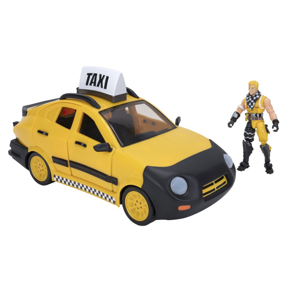 Игровой набор Fortnite Joy Ride Vehicle Taxi Cab, автомобиль и фигурка FNT0817
