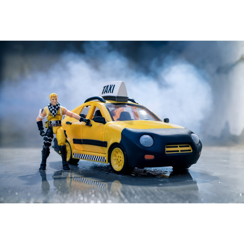 Игровой набор Fortnite Joy Ride Vehicle Taxi Cab, автомобиль и фигурка FNT0817