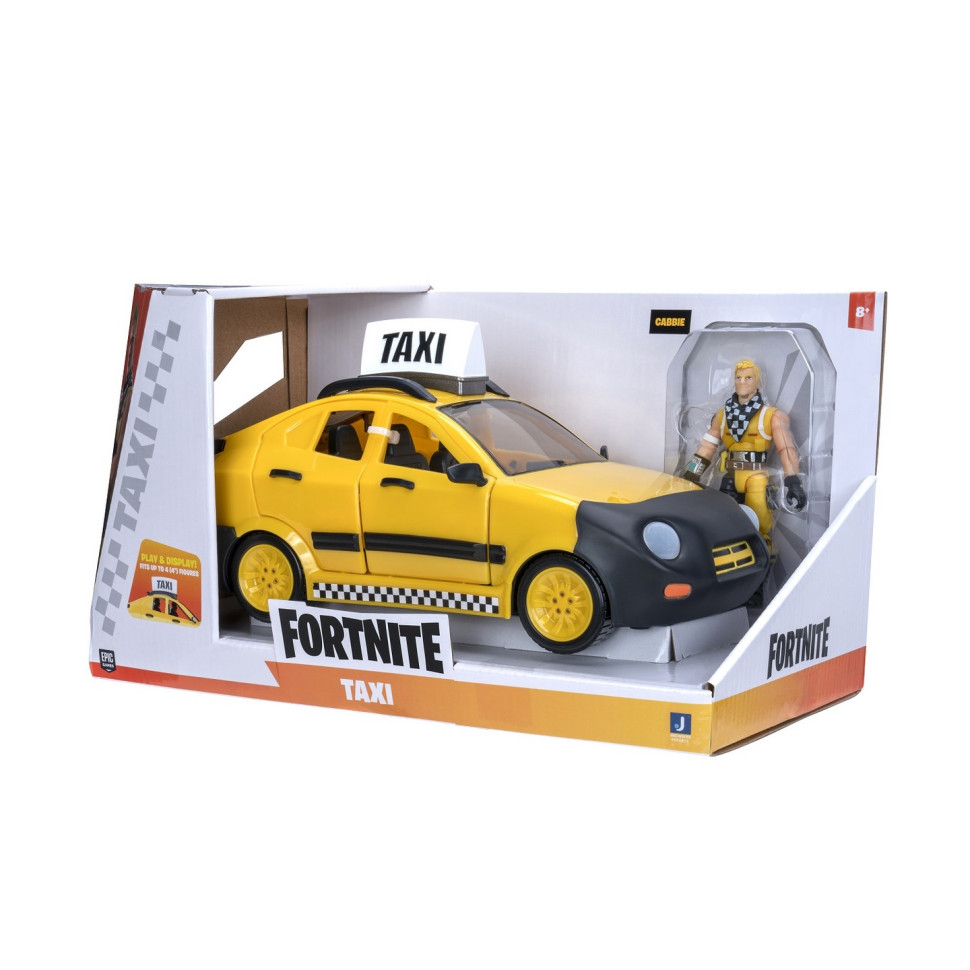 Игровой набор Fortnite Joy Ride Vehicle Taxi Cab, автомобиль и фигурка FNT0817