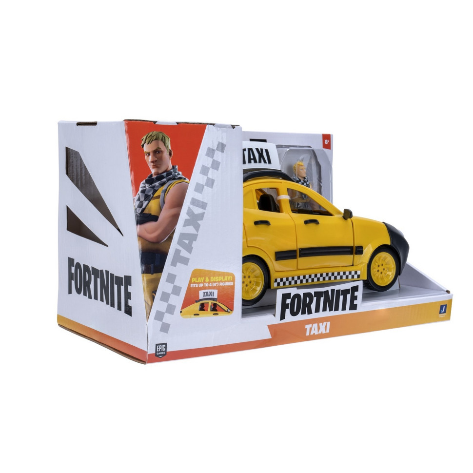 Игровой набор Fortnite Joy Ride Vehicle Taxi Cab, автомобиль и фигурка FNT0817
