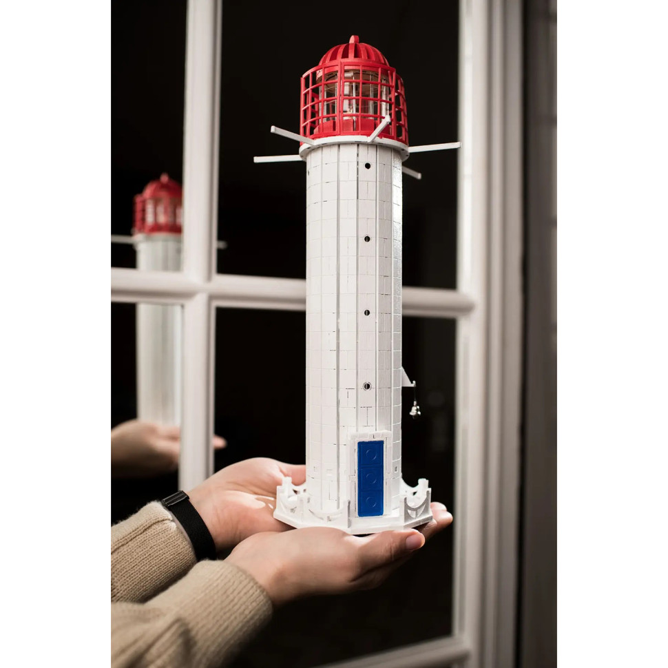 Деревянный 3D конструктор маяк Воронцовский (Украина, Одесса) Timberplay TMP-005, 99 деталей
