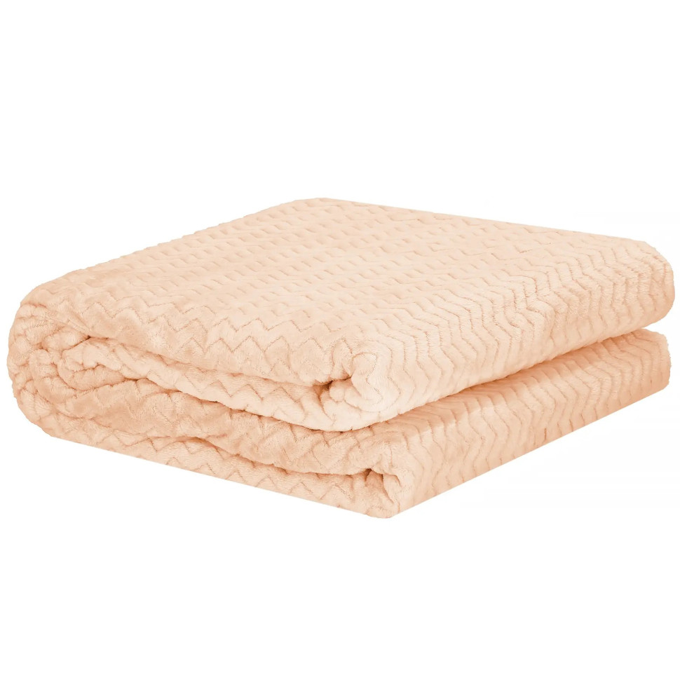 Плед-покрывало Extra Soft Springos HA7136 кремовый 130x180 см