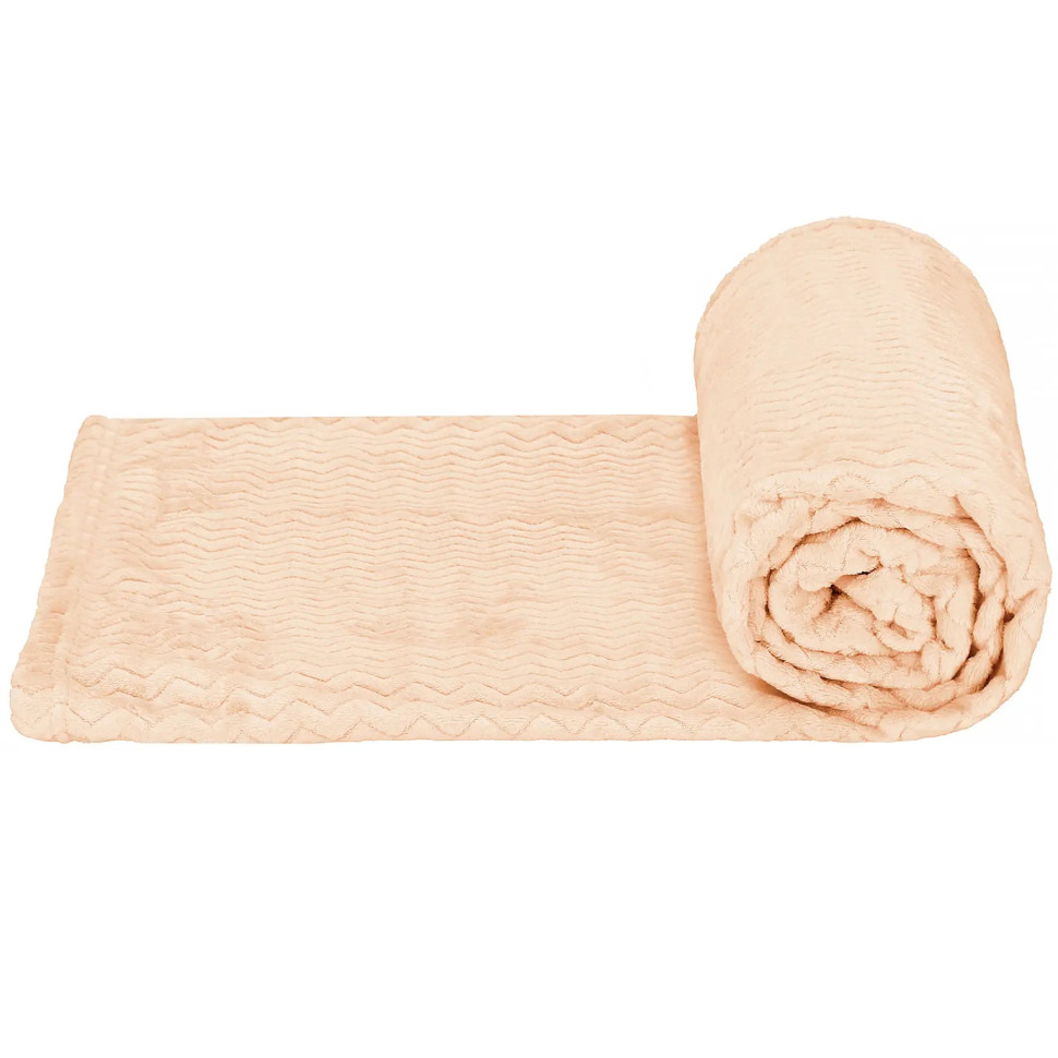 Плед-покрывало Extra Soft Springos HA7136 кремовый 130x180 см