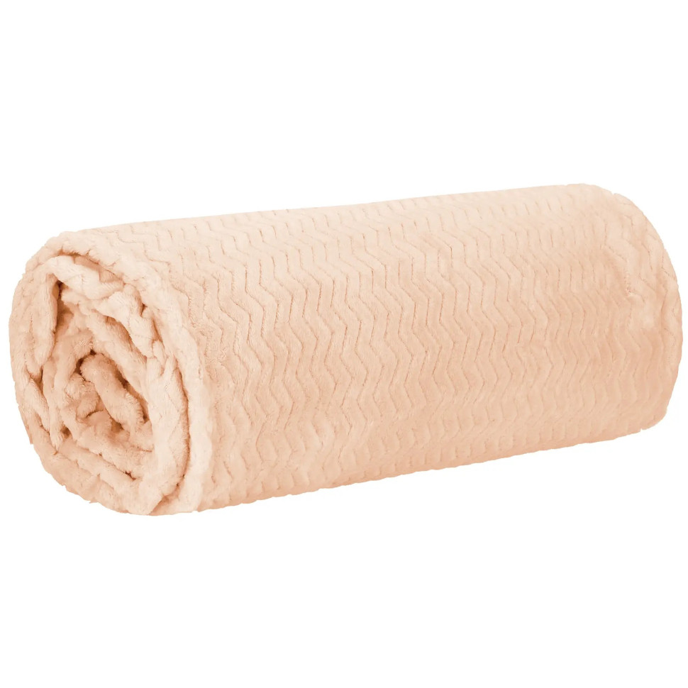 Плед-покрывало Extra Soft Springos HA7136 кремовый 130x180 см